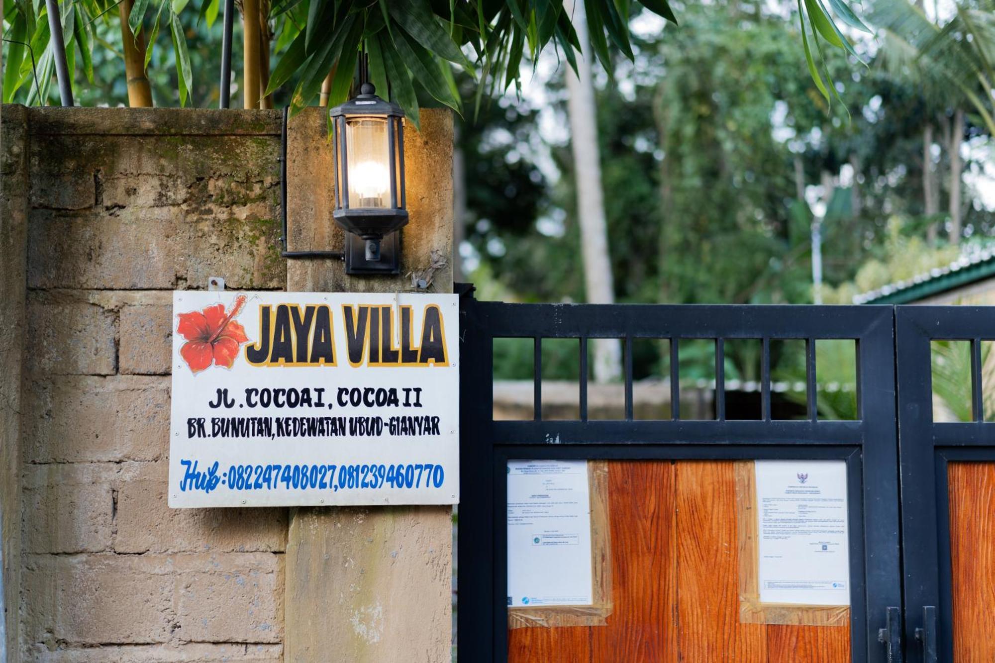 Jaya Villa Ubud Kültér fotó